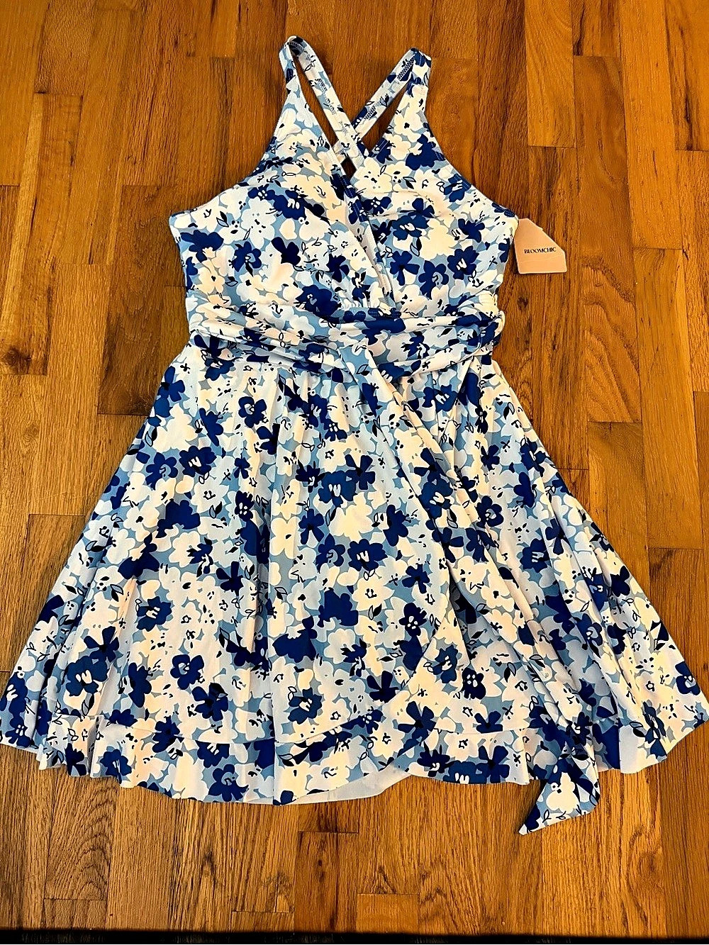NWT BloomChic Floral Print swim dress